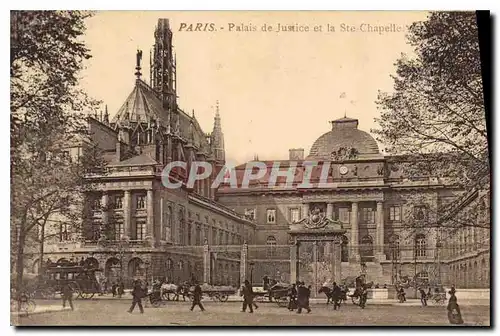 Ansichtskarte AK Paris Palais de Justice et le Ste Chapelle