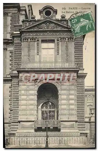 Ansichtskarte AK Paris Louvre le Balcon de Charles X