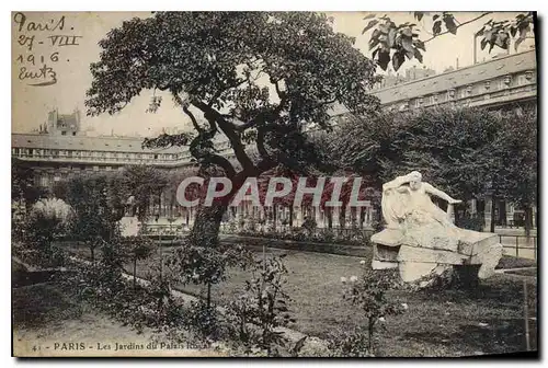 Ansichtskarte AK Paris les Jardin du Palais Royal