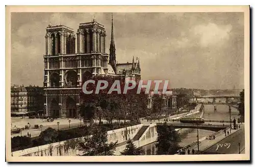 Ansichtskarte AK Paris En Flanant Notre Dame de Paris vue generale