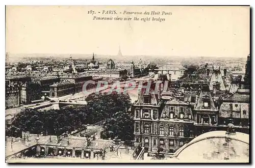 Ansichtskarte AK Paris Panorama des Huit Ponts