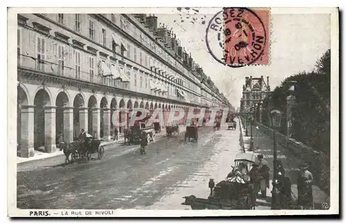 Cartes postales Paris La Rue de Rivoli