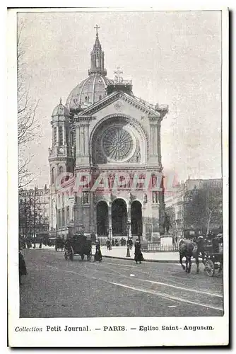 Cartes postales Collection petit Journal Paris Eglise Saint Augustin