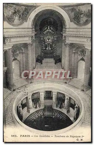 Cartes postales Paris les Invalides Tombeau de Napoleon Ier