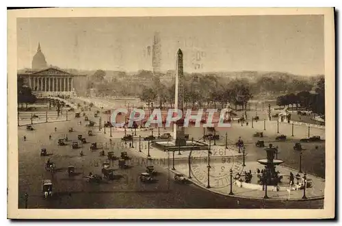 Ansichtskarte AK Paris en Flanant Place de la Concorde l'Obelisque et la Chambre des Deputes