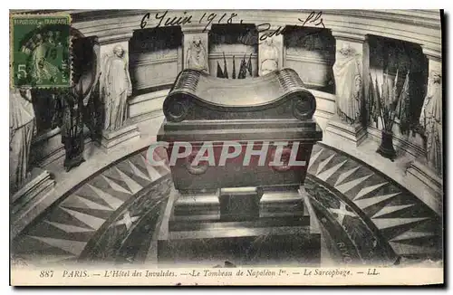 Ansichtskarte AK Paris l'hotel des Invalides le Tombeau de Napoleon Ier le Sarcophage