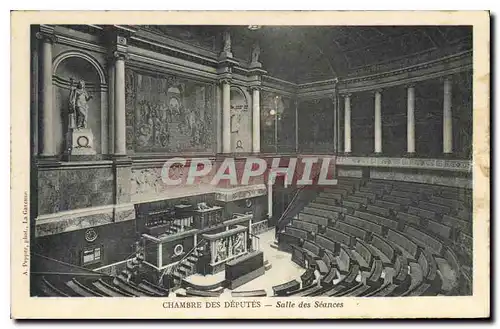 Cartes postales Chambre des Deputes Salle des Seances