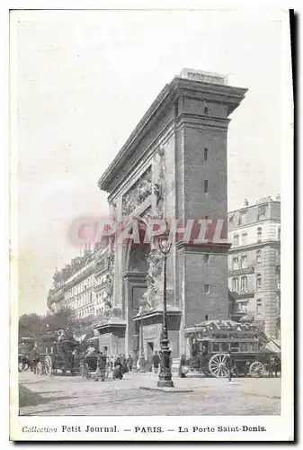 Cartes postales Collection Petit Journal Paris la Porte Saint Denis