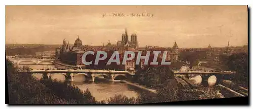 Cartes postales Paris Ile de la Cite les Belles Choses de France