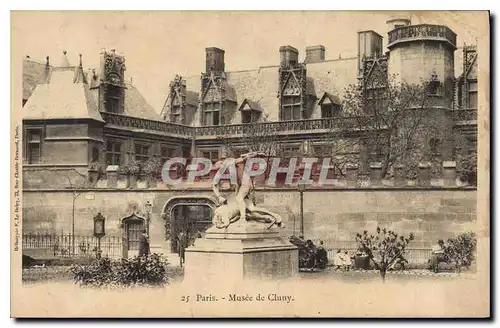 Cartes postales Paris Musee de Cluny