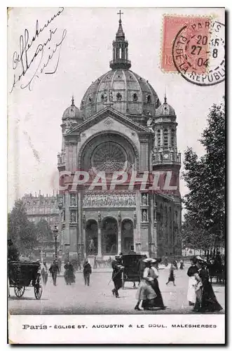 Ansichtskarte AK Paris Eglise St Augustin et le Boul Malesherbes