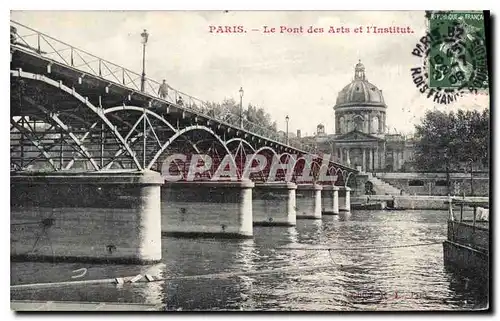 Ansichtskarte AK Paris le Pont des Arts et l'Institut