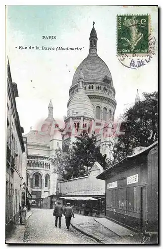 Ansichtskarte AK Paris Rue de la Barre Montmartre