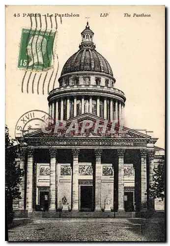 Cartes postales Paris le Pantheon