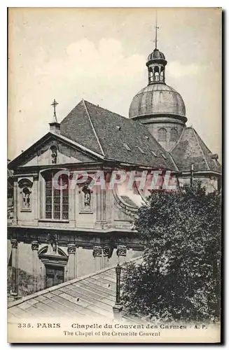 Cartes postales Paris Chapelle du Couvent des Carmes