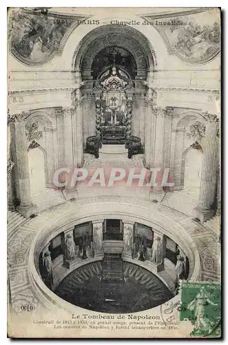 Cartes postales Paris Chapelle des Invalides le Tombeau de Napoleon