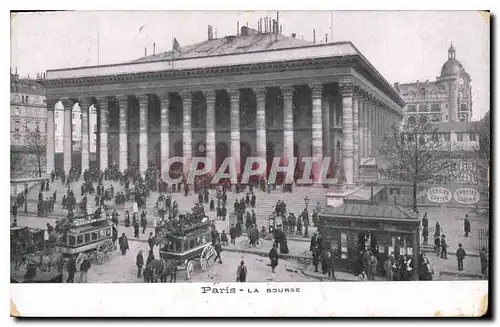 Cartes postales Paris la Bourse