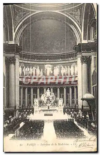 Ansichtskarte AK Paris Interieur de la Madeleine