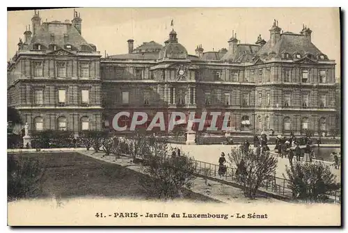 Ansichtskarte AK Paris Jardin du Luxembourg le Senat