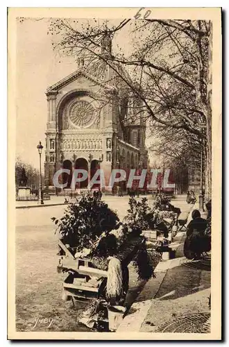Ansichtskarte AK Paris en Flanant l'eglise Saint Augustin