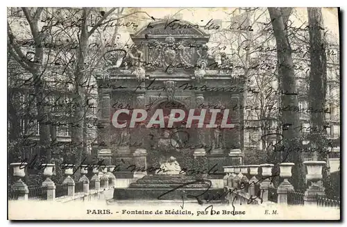 Ansichtskarte AK Paris Fontaine de Medicis Par de Brosse