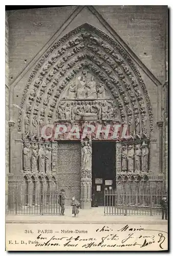 Cartes postales Paris Notre Dame