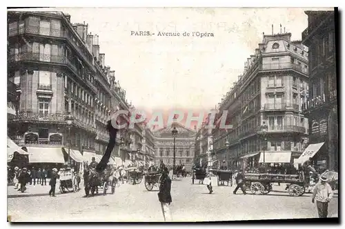 Cartes postales Paris Avenue de l'Opera