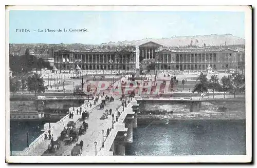 Cartes postales Paris la Place de la Concorde