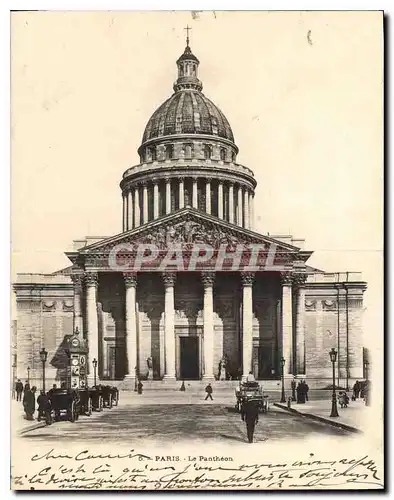 CARTE DOUBLE Cartes postales Paris le Pantheon