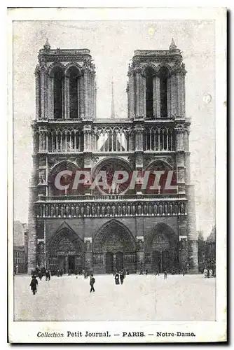 Cartes postales Collection petit Journal Paris Notre Dame