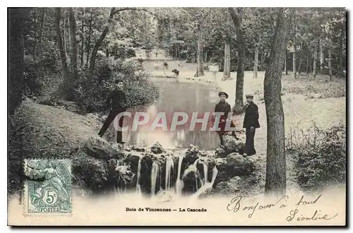 Ansichtskarte AK Bois de Vincennes La Cascade