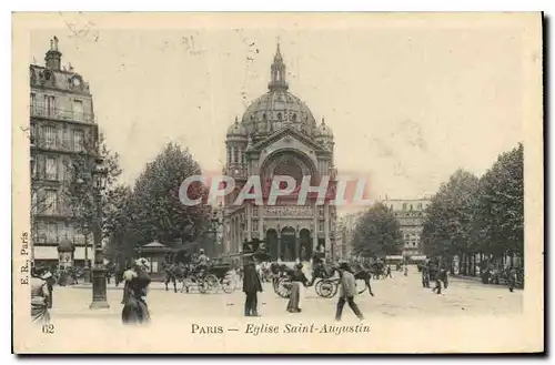 Cartes postales Paris Eglise Saint Augustin