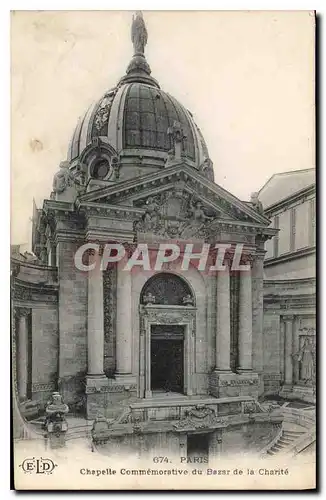 Ansichtskarte AK Paris Chapelle Commemorative du Bazar de la Charite