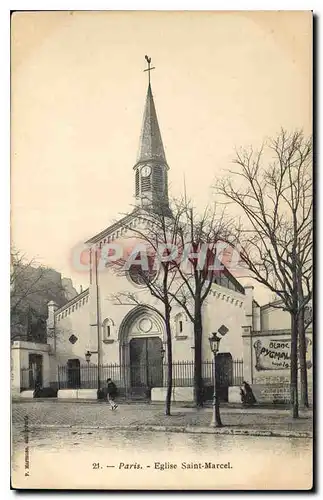 Ansichtskarte AK Paris Eglise Saint Marcel