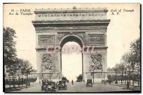 Cartes postales Paris Arc de Triomphe