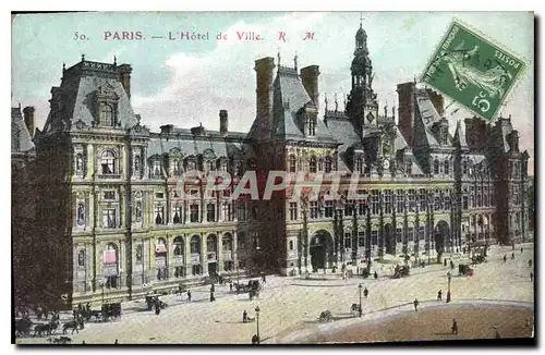 Cartes postales Paris L'Hotel de Ville