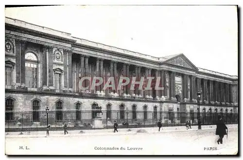 Ansichtskarte AK Paris Colonnades du Louvre