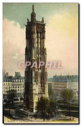 Cartes postales Paris La Tour Saint Jacques