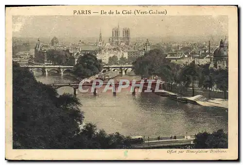 Cartes postales Paris Ile de la Cite Vert Galant