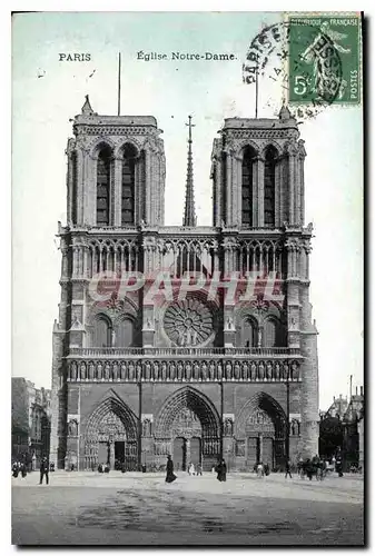 Cartes postales Paris Eglise Notre Dame