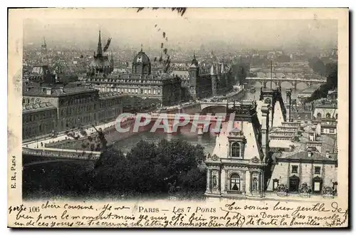 Cartes postales Paris Les Ponts