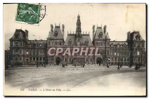 Cartes postales Paris L'Hotel de Ville