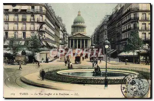 Cartes postales Paris La Rue Soufflot et le Pantheon