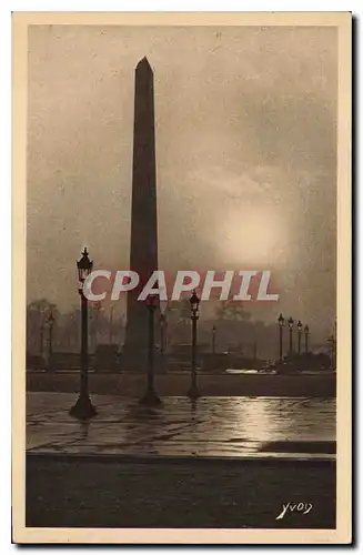 Cartes postales Paris L'Obelisque Place de la Concorde