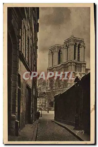 Ansichtskarte AK Paris Notre Dame vue de la Rue Saint Julien le Pauvre