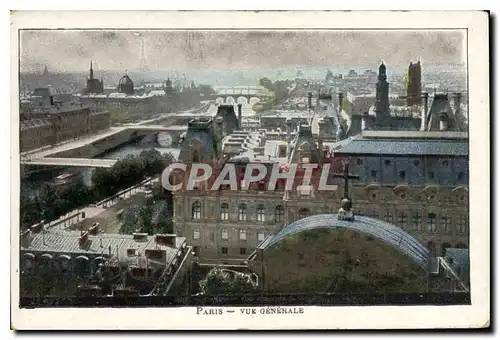 Cartes postales Paris Vue Generale