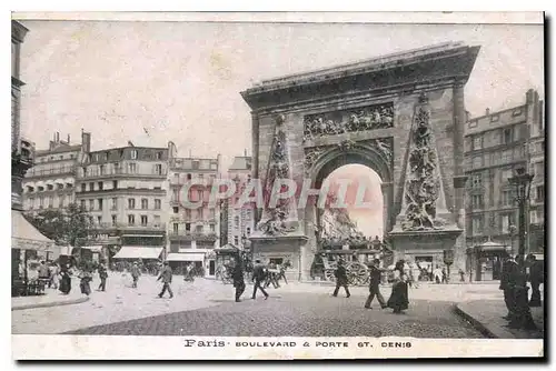 Cartes postales Paris Boulevard Porte St Denis