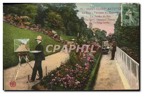 Cartes postales Le Parc Terrasse du Trocadero Le Jardin du Roi Saint Cloud