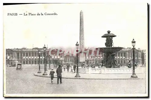 Cartes postales Paris La Place de la Concorde