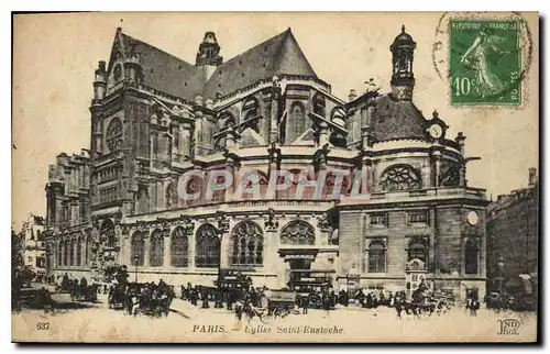 Cartes postales Paris Eglise Saint Eustache